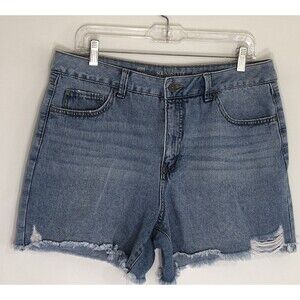 Sound Style HOPE High Rise Vintage Reunion Tummy Control Denim Shorts Sz 12